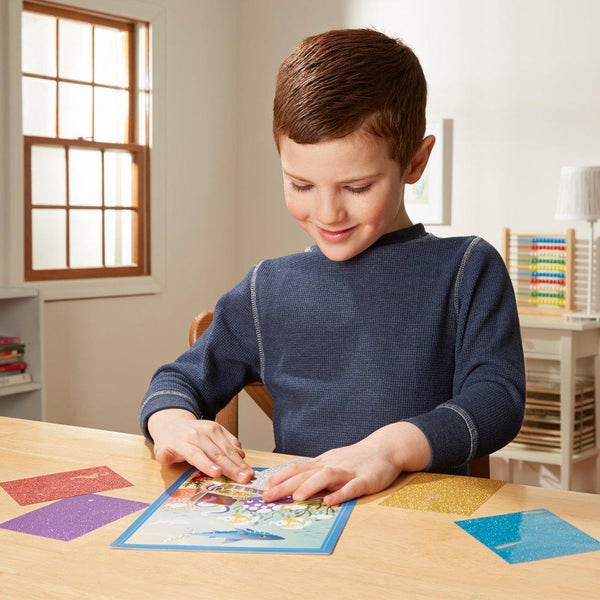 Melissa & Doug Mess-Free Glitter Underwater Scenes