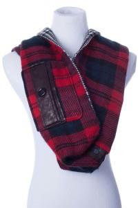 MinxNY Plaid The Williamsburg with Faux Leather Pocket