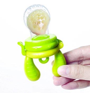 Kidz Food Feeder Starter Pack - Lime Green & Aqua
