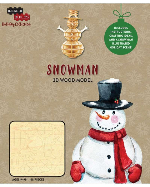 Incredibuilds Snowman 3D Model