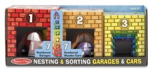 Melissa & Doug Nesting and Sorting Garage and Cars