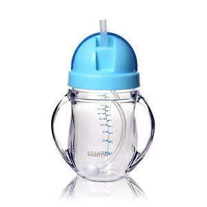Tritan Training Cup With Straw Blue