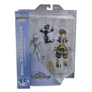 Kingdom Hearts Sora, Dusk, and Soldier Action Figure Set