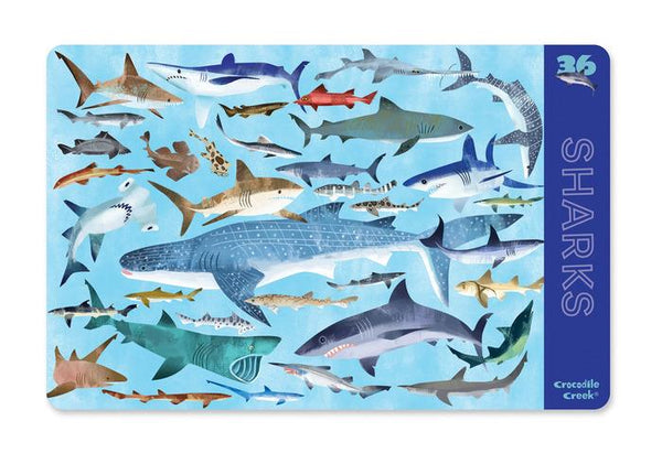 Crocodile Creek Placemat Sharks