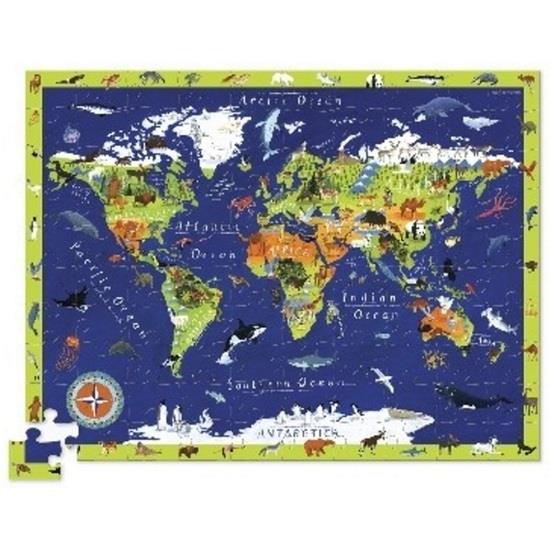 Crocodile Creek Puzzle Discover the World (100 pcs)