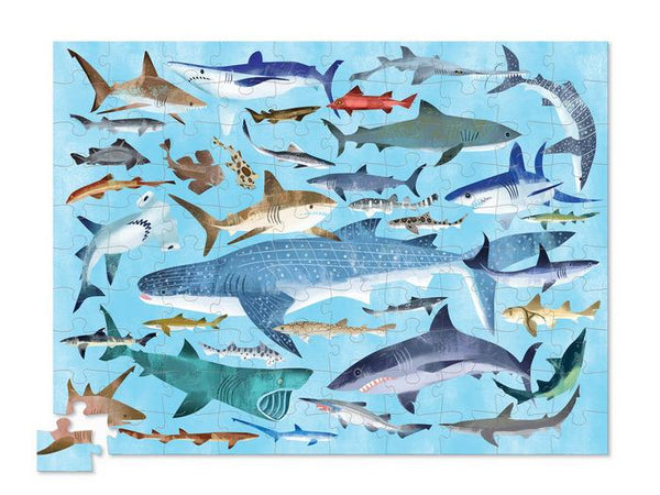 Crocodile Creek Puzzle Sharks (100 pcs)