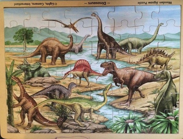 Melissa & Doug Floor Puzzle Dinosaur 48 Pcs