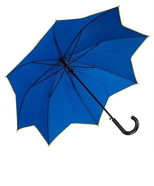 Galleria Swirl Umbrella Navy/Yellow