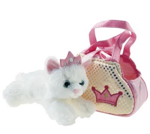 Aurora Fancy Pals Purse Shimmers Princess Kitty Pink