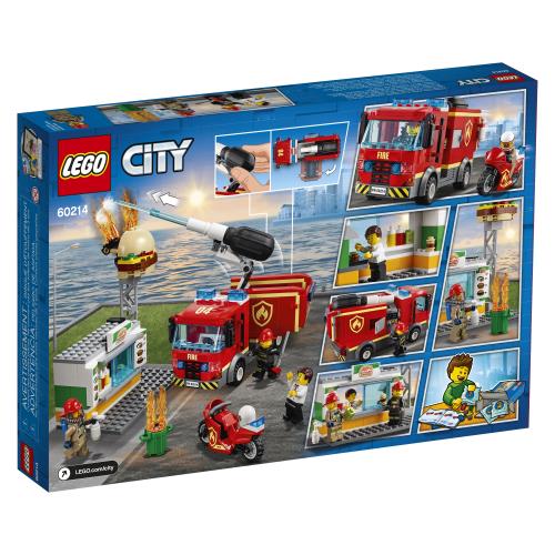 Lego City Burger Bar Fire Rescue - 60214