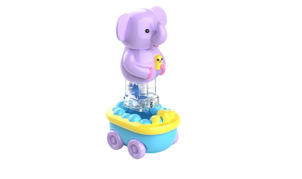 Educational Insights Zoomigos Elephant With Bath Tub Zoomer