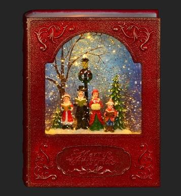 Red Book Carollers Scene Figure