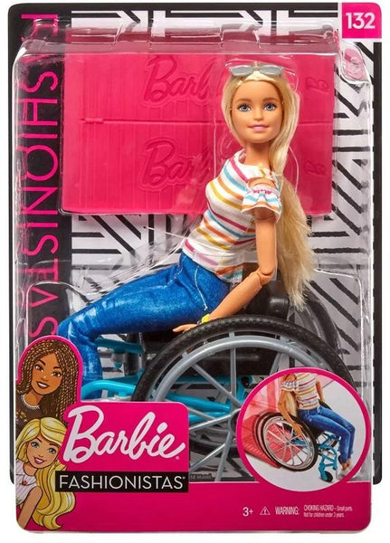 Fashionistas Barbie Doll #132 Wheelchair & Ramp