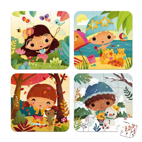 Janod Puzzle Progressive Seasons