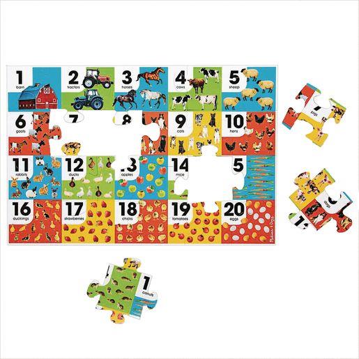 Melissa & Doug Floor Puzzle Farm Numbers