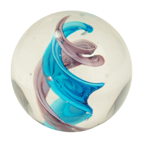 House of Marbles Handmade Helter Skelter (Purple, Blue) 22mm