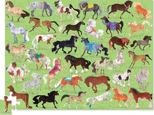 Crocodile Creek Puzzle Horses (100 pcs)
