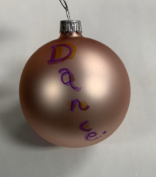 Ornament by Katerina Mertikas - Ballerina Dance (Pink Ornament)
