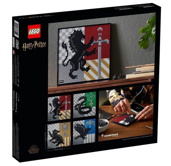 Lego Harry Potter Hogwarts Crests Dot Art - 31201