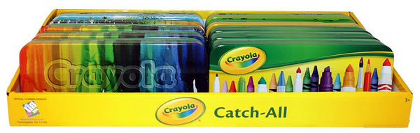 Crayola Tin Pencil Case (Rainbow Crayons)