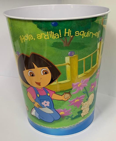 Tin Waste Basket Dora The Explorer