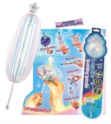 Sparkling Spindle With Lights (White)