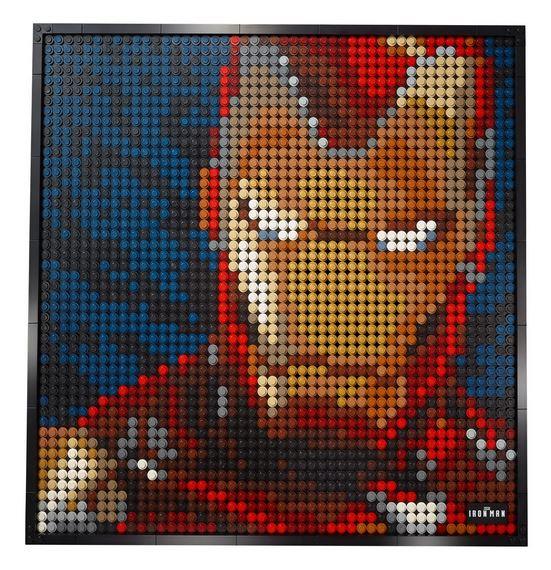 Lego Disney Marvel Iron Man Dot Art - 31199