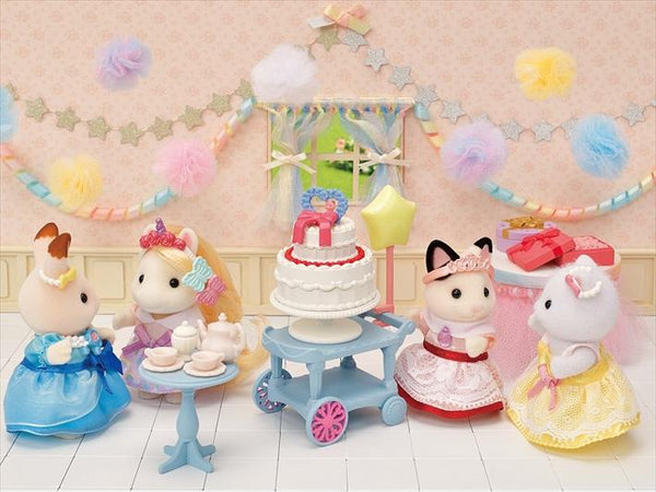 Calico Critters Party Time Playset - Tuxedo Cat Girl
