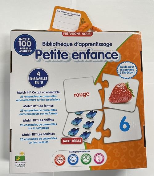 Bilbliothèque d'apprentissage Petite Enfance