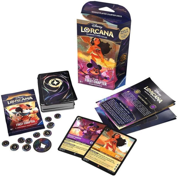 Disney Lorcana The First Chapter Amber & Amethyst Starter Deck