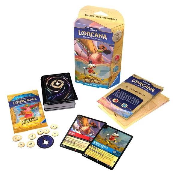 Disney Lorcana Into The Inklands Ruby & Sapphire Starter Deck