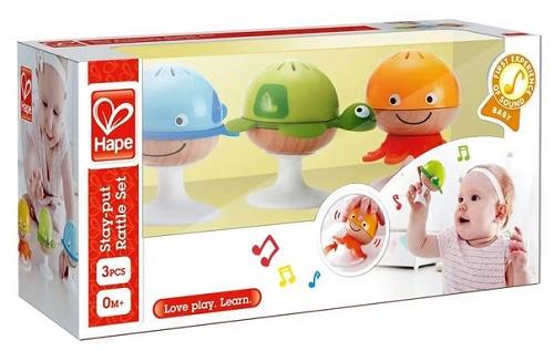 Hape Stay-put Rattle Set