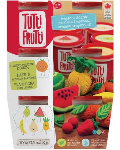 Tutti Frutti 6-pack Tropical Scented Modeling Dough