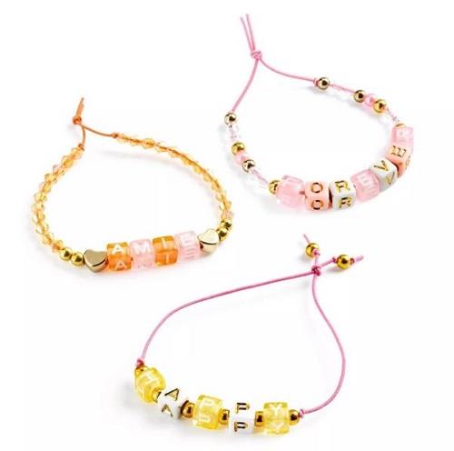 Djeco 1000 Alphabet Beads Gold