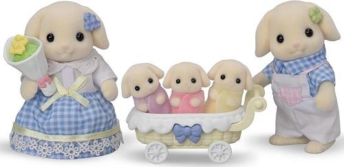 Calico Critters Flora Rabbit Family