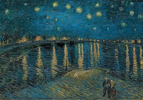 Puzzle Van Gogh's Starry Night Over The Rhone (1000pcs)