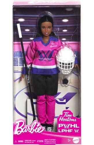 Barbie Tim Hortons PWHL Hockey Player
