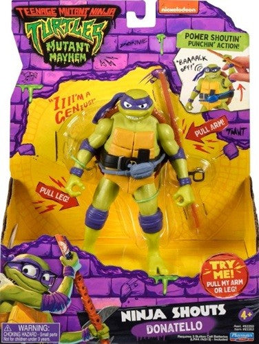 TMNT Ninja Shouts Donatello Action Figure - Figurine articulée Cris de ninja