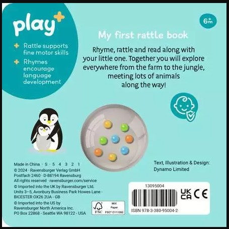 Ready, Steady, Shake First Animals Book - Livre