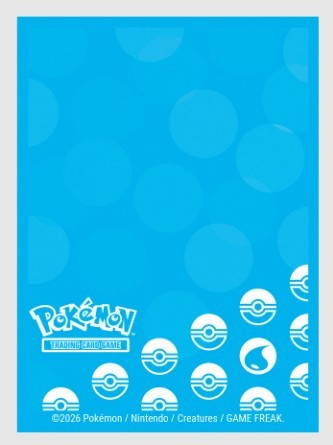 Pokemon Card Sleeves Water (Blue) - Protège-cartes eau (bleu)