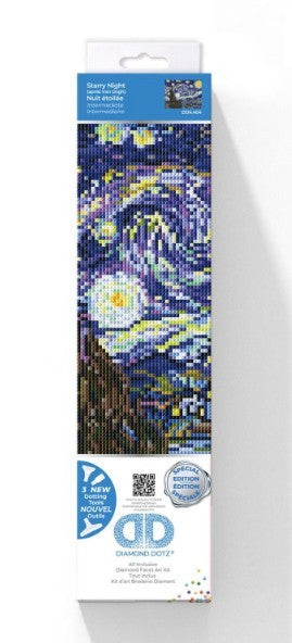 Diamond Dotz Starry Night Van Gogh Poster - Affiche de « La Nuit étoilée » de Van Gogh