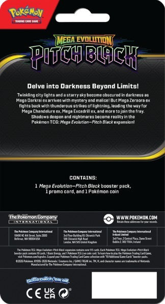 Pokemon Pitch Black Blister Pack
