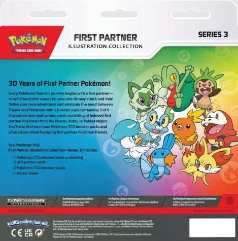 Pokemon First Partner Illustration Collection Series 3 - Premiers partenaiers collection d'illustrations Série 3