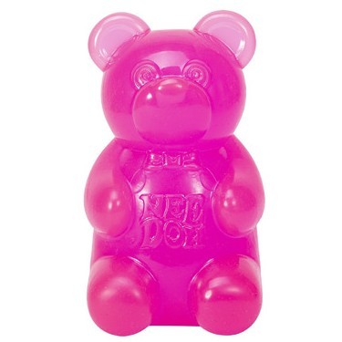 Nee Doh Gummy Bear Pink - Ours en gélatine rose