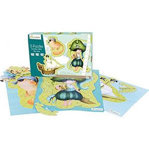 Avenue Mandarine Puzzle Giant Pirate 3-in-1