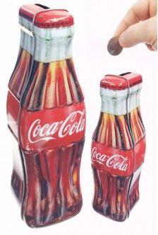Coca-Cola Bank Tin Bottle
