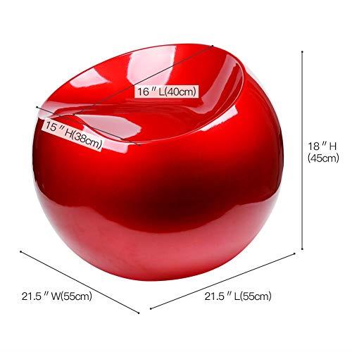Red Circular Chair (Montreal, In-Store or Pickup ONLY)