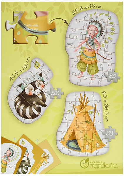 Avenue Mandarine Puzzle Indians