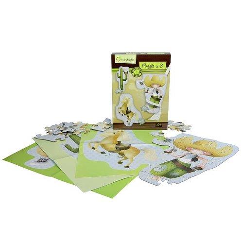 Avenue Mandarine Puzzle Cowboys