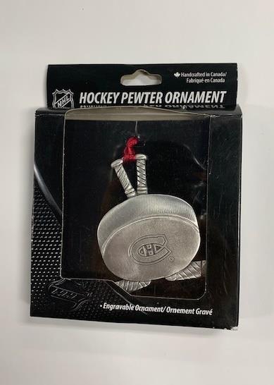 Hockey Puck Ornament